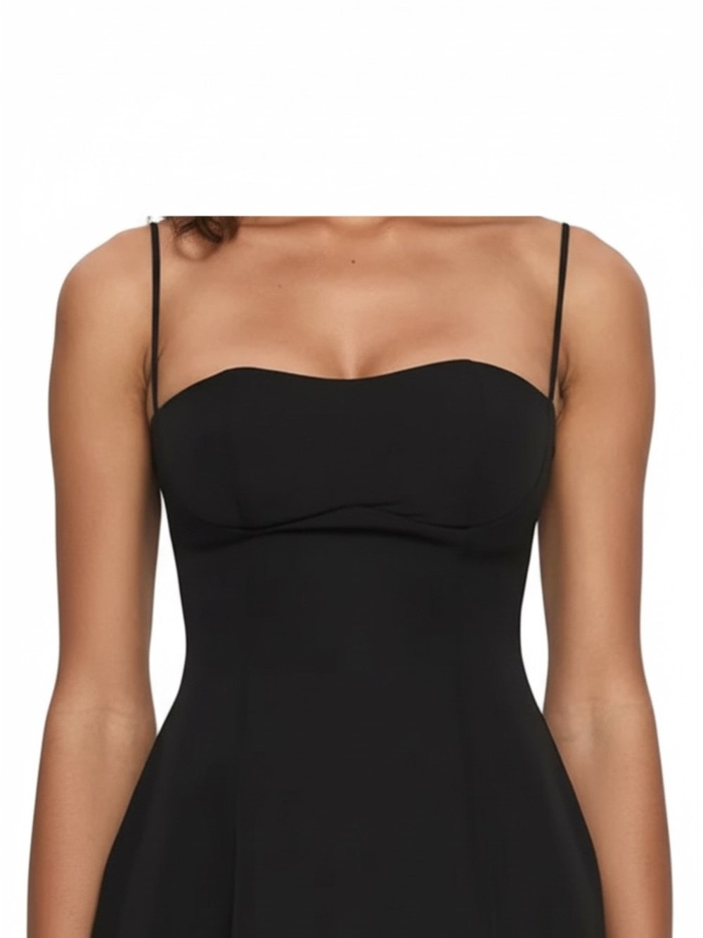 Princess Polly Easy to Love Black Spaghetti-Strap Mini Dress - Picture 7 of 8